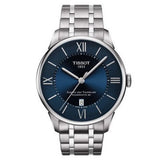 Buy Shop Tissot Chemin Des Tourelles Powermatic 80 Blue Dial Silver Steel Strap Watch for Men - T099.407.11.048.00 USA Online
