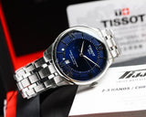 Buy Shop Tissot Chemin Des Tourelles Powermatic 80 Blue Dial Silver Steel Strap Watch for Men - T139.407.11.048.00 USA Online