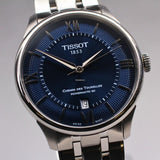 Buy Shop Tissot Chemin Des Tourelles Powermatic 80 Blue Dial Silver Steel Strap Watch for Men - T139.407.11.048.00 USA Online