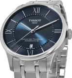 Buy Shop Tissot Chemin Des Tourelles Powermatic 80 Blue Dial Silver Steel Strap Watch for Men - T139.407.11.048.00 USA Online