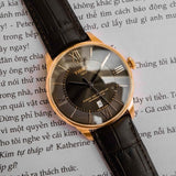 Buy Shop Tissot Chemin des Tourelles Powermatic 80 Brown Dial Brown Leather Strap Watch for Men - T099.407.36.448.00 USA Online