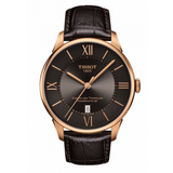 Buy Shop Tissot Chemin des Tourelles Powermatic 80 Brown Dial Brown Leather Strap Watch for Men - T099.407.36.448.00 USA Online