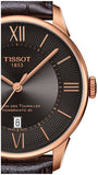 Buy Shop Tissot Chemin des Tourelles Powermatic 80 Brown Dial Brown Leather Strap Watch for Men - T099.407.36.448.00 USA Online