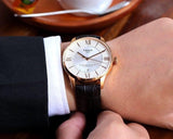 Buy Shop Tissot Chemin Des Tourelles Powermatic 80 Cosc Silver Dial Brown Leather Strap Watch For Men - T099.408.36.038.00 USA Online