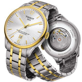 Buy Shop Tissot Chemin Des Tourelles Powermatic 80 Cosc Silver Dial Two Tone Steel Strap Watch For Men - T099.408.22.038.00 USA Online