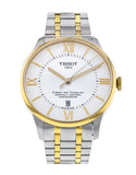 Buy Shop Tissot Chemin Des Tourelles Powermatic 80 Cosc Silver Dial Two Tone Steel Strap Watch For Men - T099.408.22.038.00 USA Online