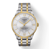 Buy Shop Tissot Chemin Des Tourelles Powermatic 80 Cosc Silver Dial Two Tone Steel Strap Watch For Men - T099.408.22.038.00 USA Online