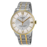 Buy Shop Tissot Chemin Des Tourelles Powermatic 80 Cosc Silver Dial Two Tone Steel Strap Watch For Men - T099.408.22.038.00 USA Online