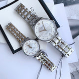 Buy Shop Tissot Chemin Des Tourelles Powermatic 80 Diamonds Silver Dial Silver Steel Strap Watch for Men - T099.407.11.033.00 USA Online