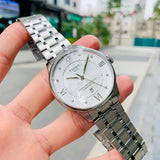 Buy Shop Tissot Chemin Des Tourelles Powermatic 80 Diamonds Silver Dial Silver Steel Strap Watch for Men - T099.407.11.033.00 USA Online