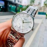 Buy Shop Tissot Chemin Des Tourelles Powermatic 80 Diamonds Silver Dial Silver Steel Strap Watch for Men - T099.407.11.033.00 USA Online