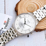 Buy Shop Tissot Chemin Des Tourelles Powermatic 80 Diamonds Silver Dial Silver Steel Strap Watch for Men - T099.407.11.033.00 USA Online