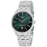 Buy Shop Tissot Chemin des Tourelles Powermatic 80 Green Dial Silver Steel Strap Watch for Men - T139.407.11.091.00 USA Online