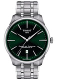 Buy Shop Tissot Chemin des Tourelles Powermatic 80 Green Dial Silver Steel Strap Watch for Men - T139.407.11.091.00 USA Online