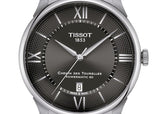 Buy Shop Tissot Chemin Des Tourelles Powermatic 80 Grey Dial Silver Steel Strap Watch for Men - T139.407.11.068.00 USA Online