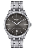 Buy Shop Tissot Chemin Des Tourelles Powermatic 80 Grey Dial Silver Steel Strap Watch for Men - T139.407.11.068.00 USA Online