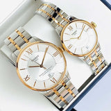 Buy Shop Tissot Chemin Des Tourelles Powermatic 80 Helvetic Price Lady Silver Dial Two Tone Steel Strap Watch For Women - T099.207.22.118.01 USA Online