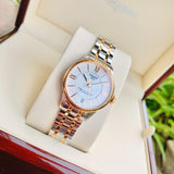 Buy Shop Tissot Chemin Des Tourelles Powermatic 80 Helvetic Price Lady Silver Dial Two Tone Steel Strap Watch For Women - T099.207.22.118.01 USA Online