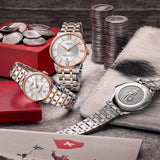 Buy Shop Tissot Chemin Des Tourelles Powermatic 80 Helvetic Price Lady Silver Dial Two Tone Steel Strap Watch For Women - T099.207.22.118.01 USA Online