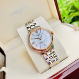 Buy Shop Tissot Chemin Des Tourelles Powermatic 80 Helvetic Price Lady Silver Dial Two Tone Steel Strap Watch For Women - T099.207.22.118.01 USA Online