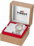 Buy Shop Tissot Chemin Des Tourelles Powermatic 80 Helvetic Price Lady Silver Dial Two Tone Steel Strap Watch For Women - T099.207.22.118.01 USA Online