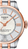 Buy Shop Tissot Chemin Des Tourelles Powermatic 80 Helvetic Price Lady Silver Dial Two Tone Steel Strap Watch For Women - T099.207.22.118.01 USA Online