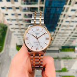 Buy Shop Tissot Chemin des Tourelles Powermatic 80 Helvetic Pride Silver Dial Two Tone Steel Strap Watch for Men - T099.407.22.038.01 USA Online