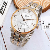 Buy Shop Tissot Chemin des Tourelles Powermatic 80 Helvetic Pride Silver Dial Two Tone Steel Strap Watch for Men - T099.407.22.038.01 USA Online