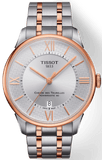 Buy Shop Tissot Chemin des Tourelles Powermatic 80 Helvetic Pride Silver Dial Two Tone Steel Strap Watch for Men - T099.407.22.038.01 USA Online