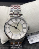 Buy Shop Tissot Chemin Des Tourelles Powermatic 80 Helvetic Silver Dial Silver Steel Strap Watch For Women - T099.207.11.116.00 USA Online