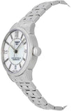 Buy Shop Tissot Chemin Des Tourelles Powermatic 80 Helvetic Silver Dial Silver Steel Strap Watch For Women - T099.207.11.116.00 USA Online