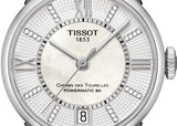Buy Shop Tissot Chemin Des Tourelles Powermatic 80 Helvetic Silver Dial Silver Steel Strap Watch For Women - T099.207.11.116.00 USA Online