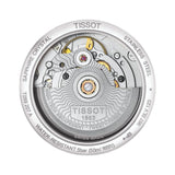 Buy Shop Tissot Chemin Des Tourelles Powermatic 80 Lady Blue Dial Blue Leather Strap Watch For Women - T099.207.16.047.00 USA Online