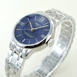 Buy Shop Tissot Chemin Des Tourelles Powermatic 80 Lady Blue Dial Silver Steel Strap Watch For Women - T099.207.11.048.00 USA Online