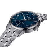 Buy Shop Tissot Chemin Des Tourelles Powermatic 80 Lady Blue Dial Silver Steel Strap Watch For Women - T099.207.11.048.00 USA Online