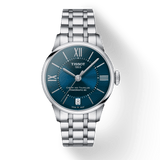 Buy Shop Tissot Chemin Des Tourelles Powermatic 80 Lady Blue Dial Silver Steel Strap Watch For Women - T099.207.11.048.00 USA Online
