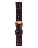 Buy Shop Tissot Chemin Des Tourelles Powermatic 80 Lady Brown Dial Brown Leather Strap Watch For Women - T099.207.36.447.00 USA Online