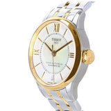 Buy Shop Tissot Chemin Des Tourelles Powermatic 80 Lady Mother of Pearl White Dial Two Tone Steel Strap Watch For Women - T099.207.22.118.00 USA Online