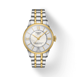 Buy Shop Tissot Chemin Des Tourelles Powermatic 80 Lady Mother of Pearl White Dial Two Tone Steel Strap Watch For Women - T099.207.22.118.00 USA Online