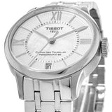 Buy Shop Tissot Chemin Des Tourelles Powermatic 80 Lady Silver Dial Silver Steel Strap Watch For Women - T099.207.11.118.00 USA Online