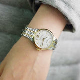 Buy Shop Tissot Chemin Des Tourelles Powermatic 80 Lady Silver Dial Two Tone Steel Strap Watch For Women - T099.207.22.037.00 USA Online