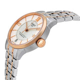 Buy Shop Tissot Chemin Des Tourelles Powermatic 80 Lady Silver Dial Two Tone Steel Strap Watch For Women - T099.207.22.118.02 USA Online
