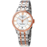 Buy Shop Tissot Chemin Des Tourelles Powermatic 80 Lady Silver Dial Two Tone Steel Strap Watch For Women - T099.207.22.118.02 USA Online