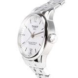 Buy Shop Tissot Chemin Des Tourelles Powermatic 80 Lady White Dial Silver Steel Strap Watch For Women - T099.207.11.037.00 USA Online