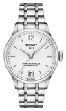 Buy Shop Tissot Chemin Des Tourelles Powermatic 80 Lady White Dial Silver Steel Strap Watch For Women - T099.207.11.037.00 USA Online