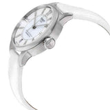 Buy Shop Tissot Chemin Des Tourelles Powermatic 80 Lady White Dial White Leather Strap Watch For Women - T099.207.16.116.00 USA Online