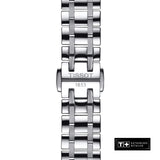 Buy Shop Tissot Chemin Des Tourelles Powermatic 80 Rubies Mother of Pearl Dial Silver Steel Strap Watch For Women - T099.207.11.113.00 USA Online