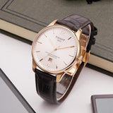 Buy Shop Tissot Chemin Des Tourelles Powermatic 80 Silver Dial Brown Leather Strap Watch For Men - T099.407.36.037.00 USA Online