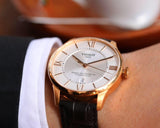 Buy Shop Tissot Chemin Des Tourelles Powermatic 80 Silver Dial Brown Leather Strap Watch For Men - T099.407.36.038.00 USA Online