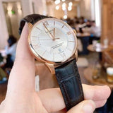 Buy Shop Tissot Chemin Des Tourelles Powermatic 80 Silver Dial Brown Leather Strap Watch For Men - T099.407.36.038.00 USA Online